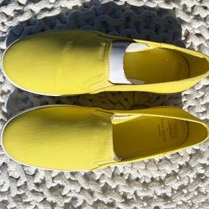Keds x Kate Spade Double Decker Canvas Sneaker w/ Logo Foxing | Yellow | Sz. 8.5
